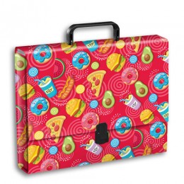 Briefcase for children, A4 ("Food", TT8560)