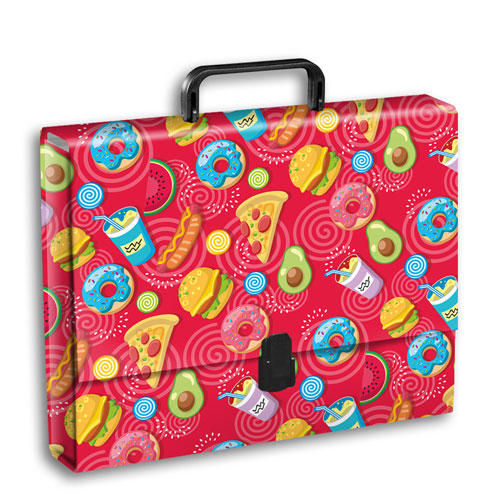 Briefcase for children, A4 ("Food", TT8560)