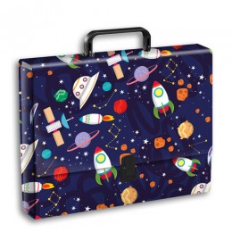 Briefcase for children, A4 ("Kosmoss2", TT8561) 