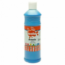 SCOLA ARTMIX 600 ml, Tempera paint, sky-blue color
