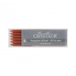 CRETACOLOR, Sanguine, 6 pcs, Artistic rods