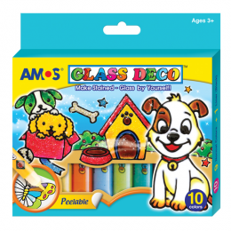 AMOS Vitrāžu krāsas (Suņi),  9x10.5 ml