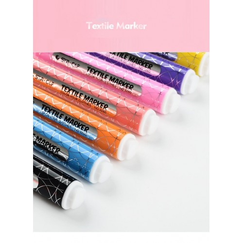 Маркеры по ткани TEXTILE MARKER, 8 шт.