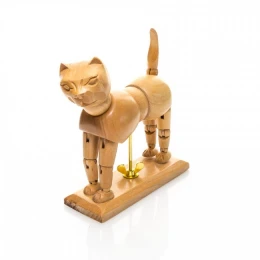 Koka manekens, 15 cm, Kaķis